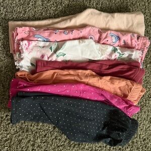 GAP Baby Leggings Set - Black, Pink, Orange